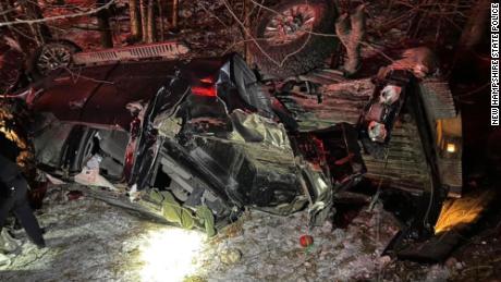 Tinsley's owner was one of two men injured in a truck crash, New Hampshire State Police said.