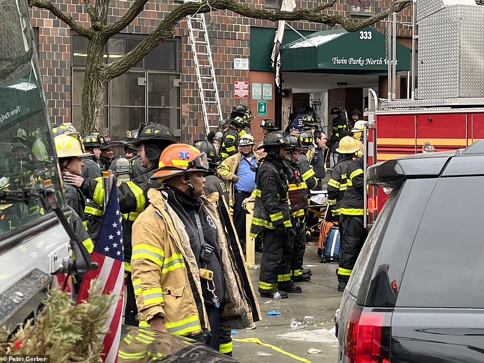 The commissioner added that the apartment where the fire originated had its door opened, allowing for the blaze to spread throughout the building
