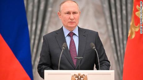 Putin announces a military operation in the Donbas region of Ukraine