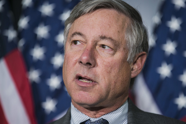 Rep. Fred Upton speaks to the press.