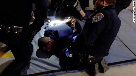 Recently unsealed video shows California man screaming 'I can't breathe' before dying in police custody after 2020 traffic stop