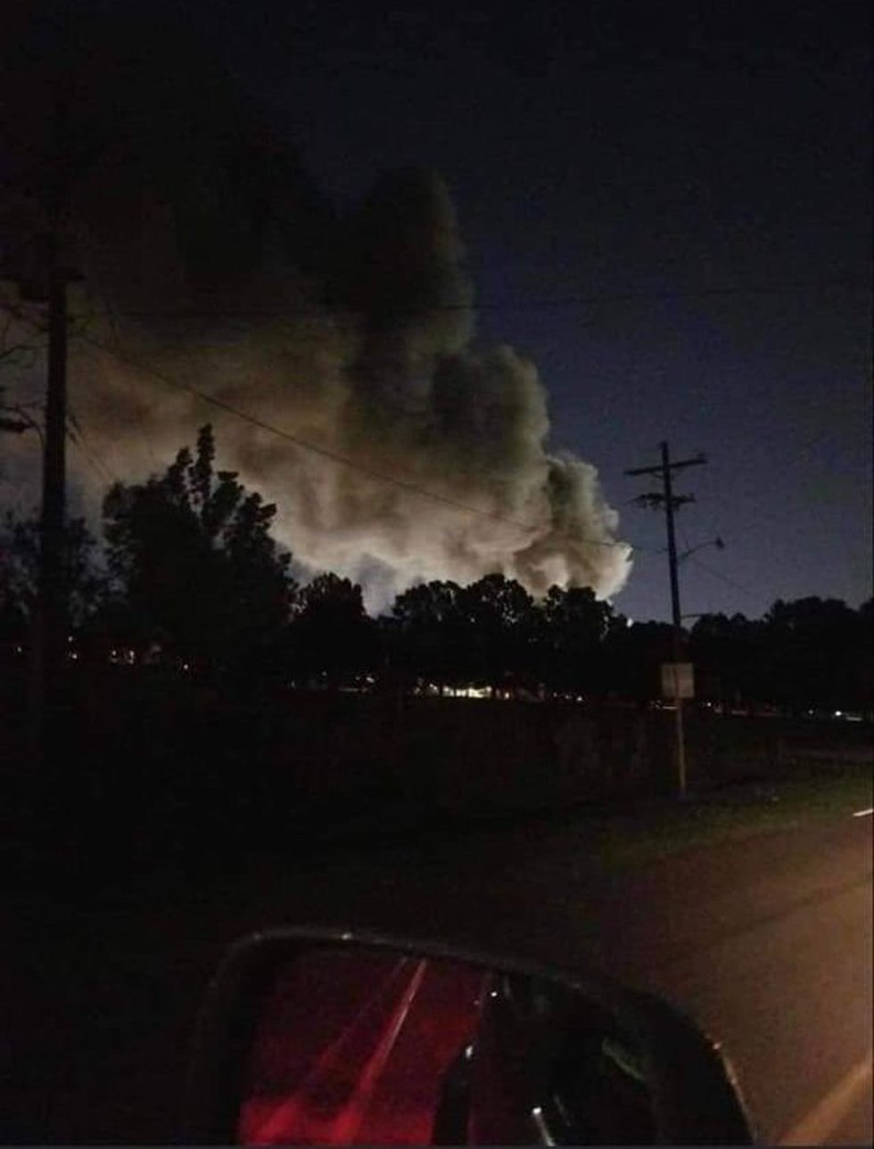 Smoke/ cloud picture taken near Dow Chemical.