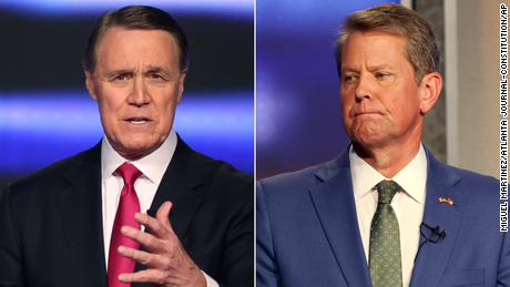 Kemp and Perdue clash over 2020 election results at Georgia GOP governor's debate 